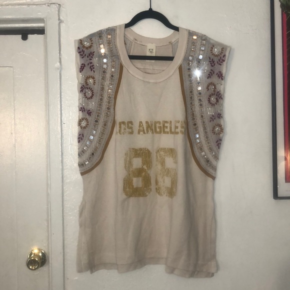 Free People Tops - Free People Los Angeles 86 sleeveless jersey